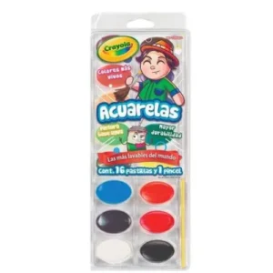 ACUARELA CRAYOLA C/16 PZAS BLISTER (1530516)