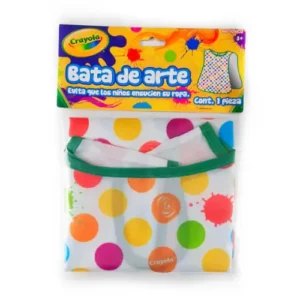 BATA DE ARTE PREESCOLAR S/MANGA CRAYOLA (6901410)