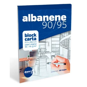 BLOCK ALBANENE T/CARTA 90-95 C/25 HJS RAYTER