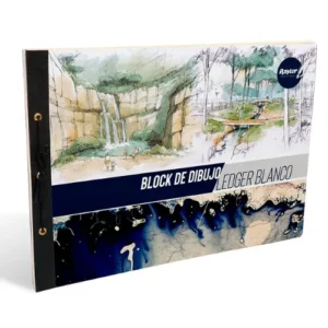 BLOCK DIBUJO DE AGUJETA BLANCO C/20 HJS RAYTER
