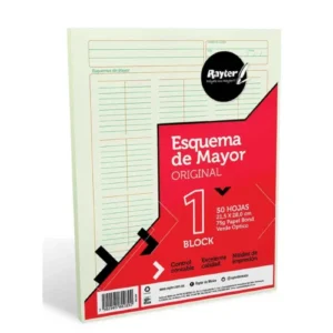BLOCK ESQUEMA DE MAYOR C/50 HJS RAYTER