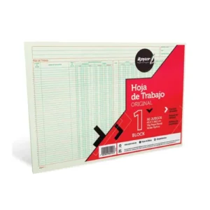 BLOCK HOJA DE TRABAJO C/50 HJS RAYTER (81)