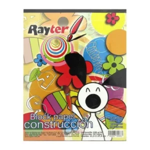 BLOCK PAPEL CONSTRUCCION C/50 HJS 10 COLORES RAYTER