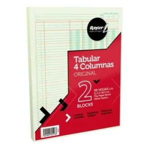 BLOCK TABULAR 4 COLUMNAS C/50 HJS RAYTER