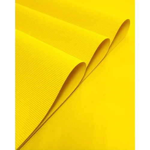 CARTON CORRUGADO LISO AMARILLO 50X70