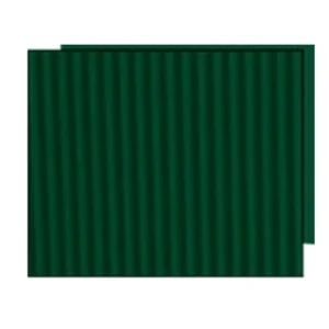 CARTON CORRUGADO LISO VERDE SECO 50X70