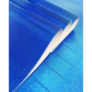 CARTON CORRUGADO METALICO AZUL REY