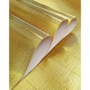 CARTON CORRUGADO METALICO DORADO