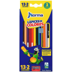 COLORES REDONDOS 13+2 PZAS NORMA