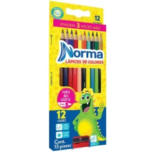 COLORES REDONDOS C/12 PZAS NORMA