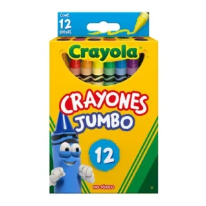 CRAYONES JUMBO REDONDOS C/12 PZAS CRAYOLA