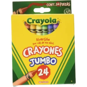 CRAYONES JUMBO REDONDOS C/24 PZAS CRAYOLA (520324)