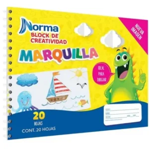 CUADERNO BLOCK MARQUILLA 20 HJS NORMA