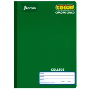CUADERNO COLLEGE COSIDO C5 100 HJS NORMA COLOR