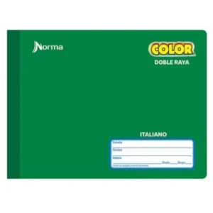 CUADERNO F/I COSIDO D/RAYA 100 HJS NORMA COLOR