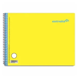 CUADERNO F/ITALIANA ESPIRAL BLANCO C/100 HJS ESTRELLA (0160)