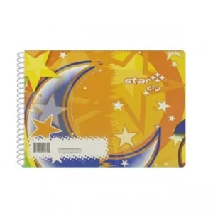 CUADERNO F/ITALIANA ESPIRAL BLANCO C/50 HJS ESTRELLA (0158)