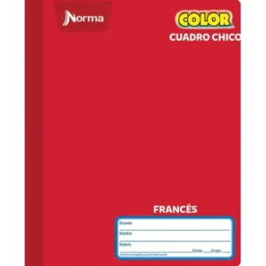 CUADERNO F/F COSIDO BLANCO 100 HJS NORMA COLOR