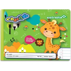 CUADERNO PREESCOLAR RAYA 10 MM C/72 HJS CHAVITOS ESTRELLA