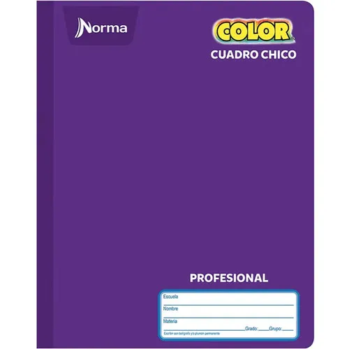 CUADERNO PROFESIONAL COSIDO C5 C/100 HJS NORMA COLOR