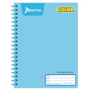 CUADERNO PROFESIONAL D/ESPIRAL D/RAYA C/100 HJS NORMA COLOR
