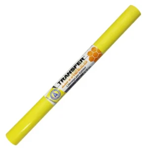 FORRO PLASTICO AUTOADHERIBLE AMARILLO 35 CM X 2 MTS TRANSFER
