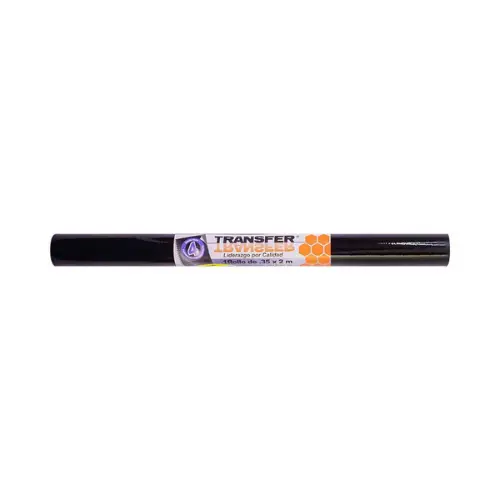 FORRO PLASTICO AUTOADHERIBLE NEGRO 35 CM X 2 MTS TRANSFER