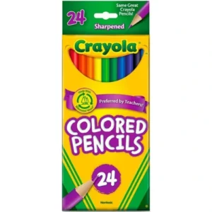 LÁPICES DE COLORES REDONDOS C/24 PZAS CRAYOLA