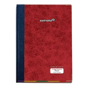 LIBRO FLORETE DE ACTAS FRANCES C/96 HJS ESTRELLA
